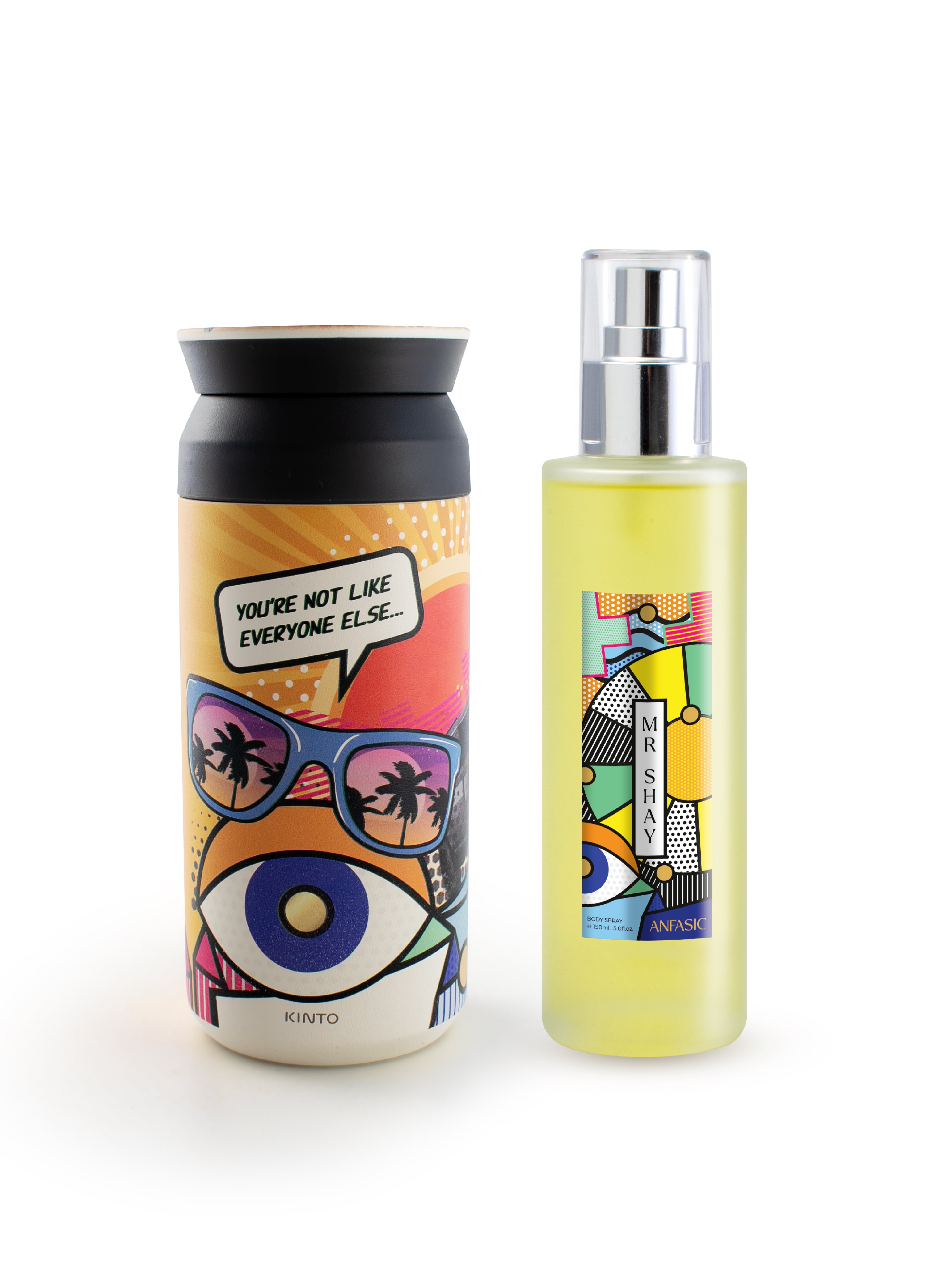 MR. SHAY BODY SPRAY WITH TUMBLER